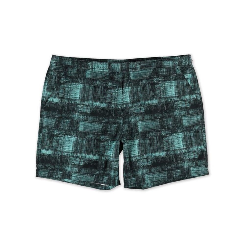 Marc Anthony Mens Slim-Fit Mini Print Swim Bottom Trunks, NWT